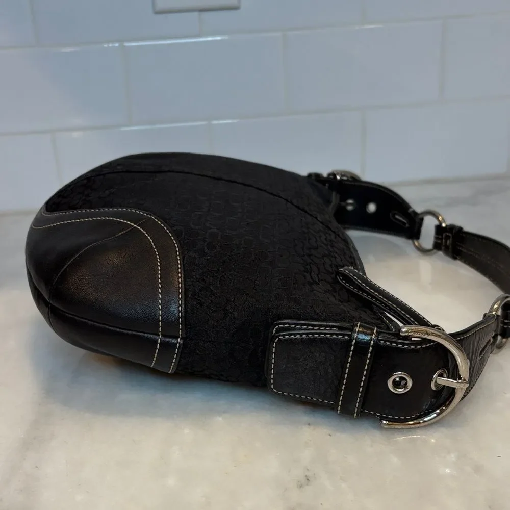 Coach Bag Purse Handbag Y2K Soho Hobo Vintage Jacquard Signature Mini Shoulder